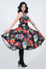 Halter Ego Midnight Garden Party Dress Side View