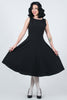 ollie+byrd Signature Dress Black Flaired Front View