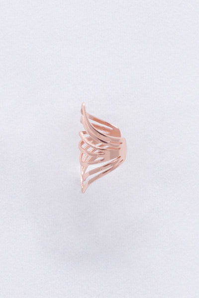 Be Excellent Ear Cuff Rose Gold Side