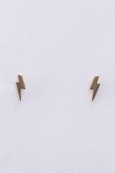 Jolt Bolt Earrings Gold