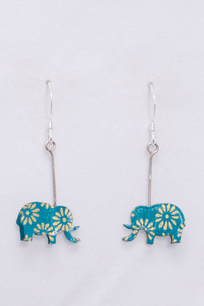Elephant Washi Earrings
