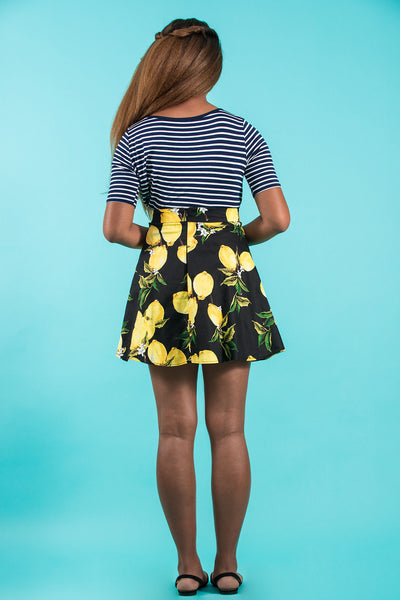 The Skirt in Lemons Back