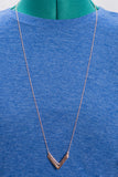 Triple Delight Necklace Rose Gold