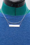 Raise The Bar Necklace silver layered