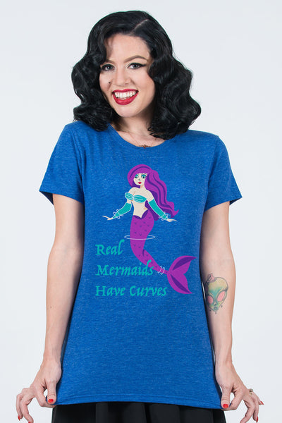 Real Mermaids Have Curves Tee
