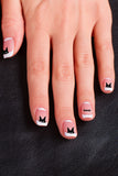 Meowzer Nail Decals on Nails