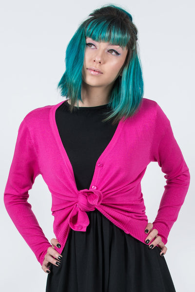 Meet Me at the Fountain Sweater Hot Pink